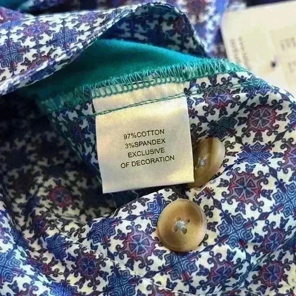 Tailorbyrd Collection NWT flat front, aqua men’s shorts. Size 32‎ - Picture 8 of 9